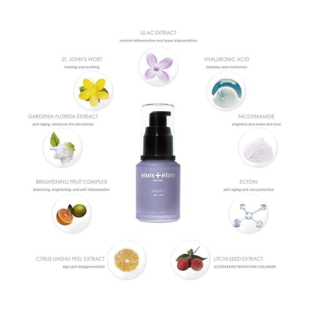 Elvis + Elvin Lilac Serum Skin Care 30ml - Picture 2 of 3